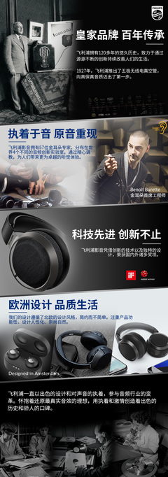 飞利浦/PHILIPS【Hi-Res高保真】头戴式Hifi音乐耳机游戏有线电脑耳麦苹果安卓手机通用X2HR